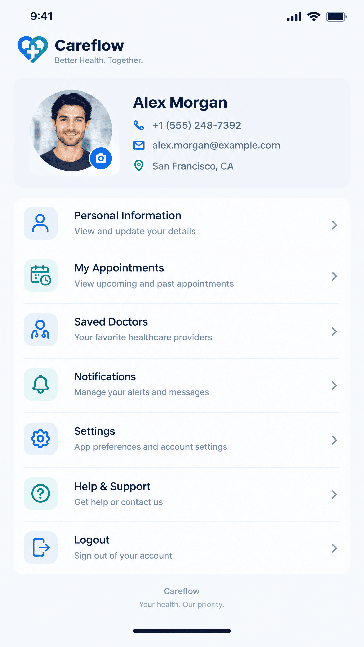 Patient Health Profile & EMR Records